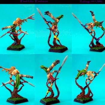 Wood Elves Wardancers by phael_minis