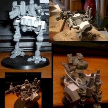 Gun Servitor Platform by TyphoidGarry
