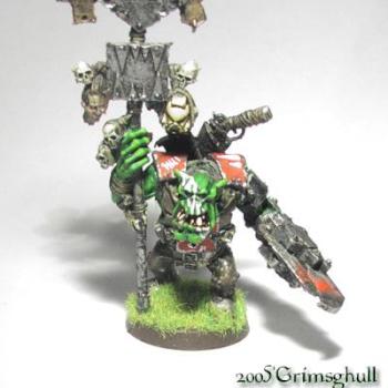 Orknob with Waaagh! Banner by Grimsghull