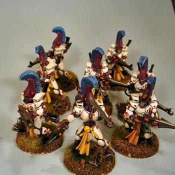 Warhammer 40k Eldar Dire Avengers by farseer