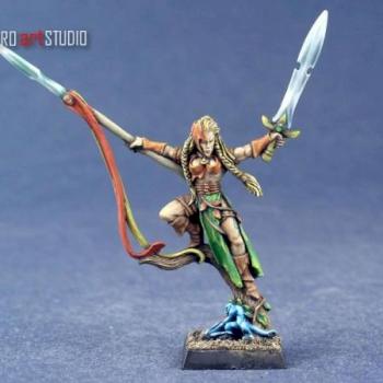 Wood Elf Wardancer Lord by Umpa