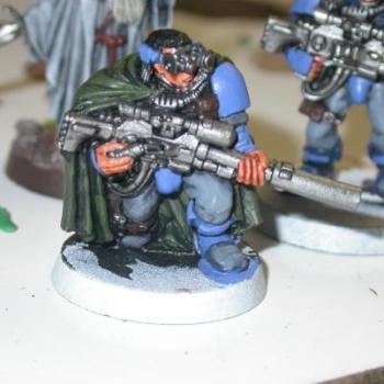 Space Marine Scout Sniper by Oceanman1975
