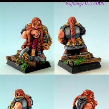Dwarf Lord With Great Weapon by phael_minis