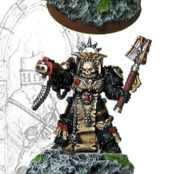 Black Templar Terminator Chaplain by AkhRa