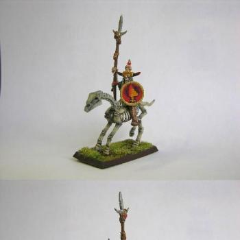 Scheleton on horse by matriks