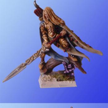 Wood Elf Lord with Greatsword by Bonkers