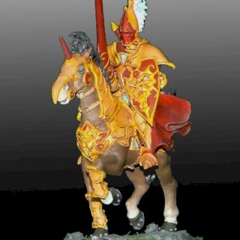 Chevalier d'Alahan sur destrier by Mad Martigan