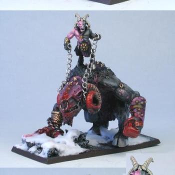 Beastmen Tuskgor Chariot by candypalmer