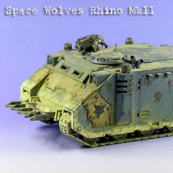 Space Wolves Rhino by Javi