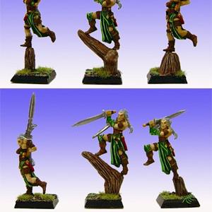 Wood Elves Wardancers by Nasty