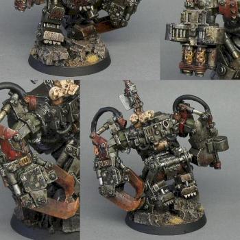 Ork Boss in mega armour by GriffinPainting