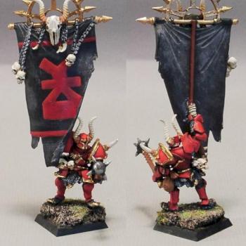 Khorne Standard Bearer by JMill