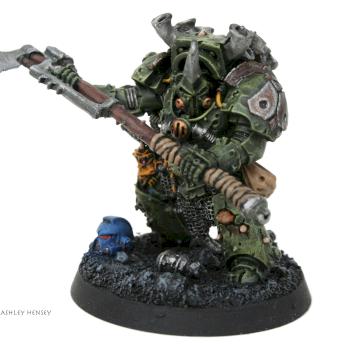 Chaos Space Marine Typhus by ashley hensey