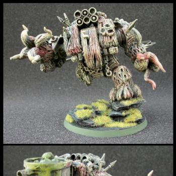 Chaos Space Marine Dreadnought by rumplemaster