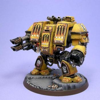 Imperial Fists Venerable Dreadnought by Jarrett