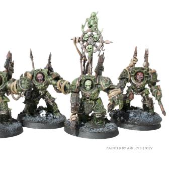 Chaos Death Guard Terminators by ashley hensey