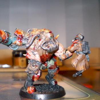 Forge World Chaos Ogryn w/ Death Korp Victim by Quantar