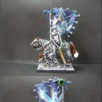 Warhammer Bretonnian Knight of Horned Pegasus V2 by tinman755