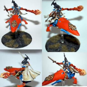 Converted Eldar Farseer on Jetbike by Yog-Sothoth
