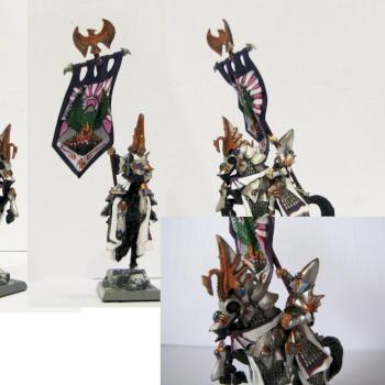 High Elf Mounted BSB by tolpuddle