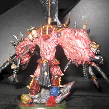 Obliterator Daemon Prince (back) by Vasdeferon