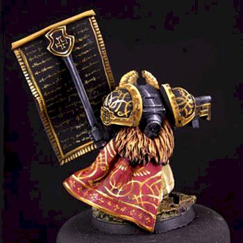 28mm / 30mm Science Fiction Templar Knight with Standard by rene