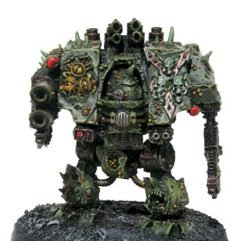 Chaos Space Marine Death Guard Dreadnought by ashley hensey