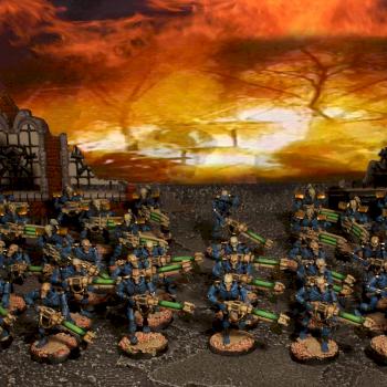Necron army by Starfog
