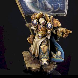 28mm / 30mm Science Fiction Knight with Standard by rene