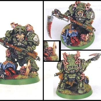 Warhammer 40K Chaos Typhus, Herald of Nurgle by sorcererstudios