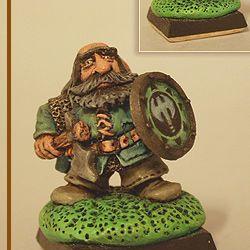 Dwarf with axe and crossbow by Felix