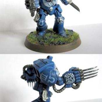 Assault terminator Ultramarines by Yury Shabashov