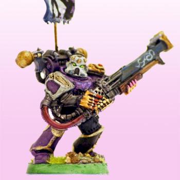 Emperor's Children Noise Marine w/Blastmaster by ArsTerra