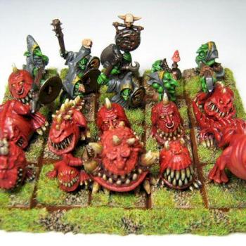 Squig herd & herders by 6d6