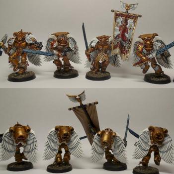Blood Angels Sanguinary Guard.Angeles sangrientos by Pintores del Caos
