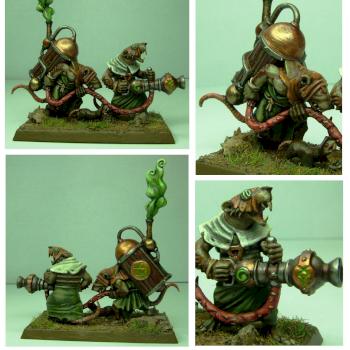 Skaven Clan Skryre Warpfire Thrower by Plaukai