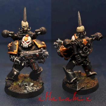 chaos space marine by xHaramx