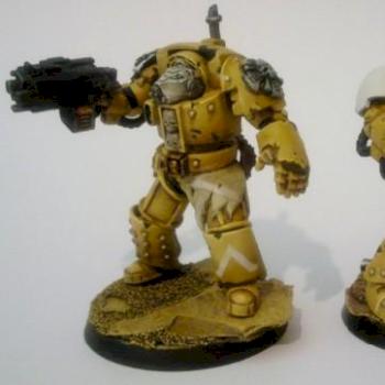Brother Zosimus and 1st Company Brother Captain Torth by Dahlvash