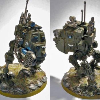 Imperial Guard Sentinel by Lentiai