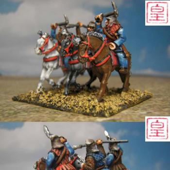 APe03 DYM Painted Persian Cavalry in Linen Armour by dygp2010