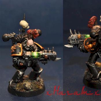 Chaos space marine by xHaramx