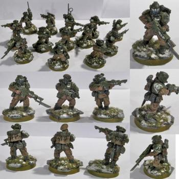 Imperial guardsmen by Lentiai