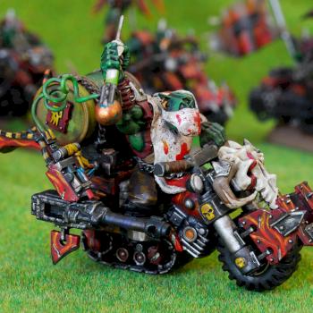 Kustom Painboy on a bike by Catattafish