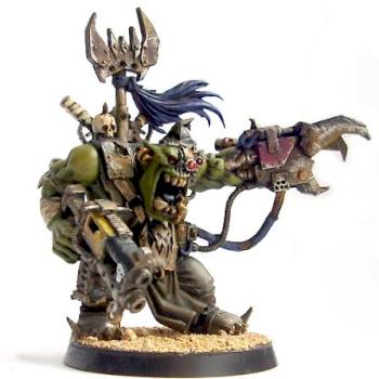 Ork Warboss by Brushbane