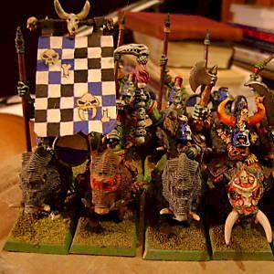 Savage orc boar boyz by mellballs
