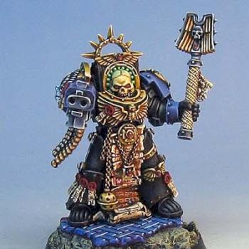 Space Marine Chaplain by Celthulhu