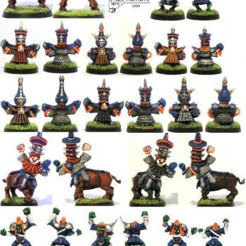 BloodBowl Chaos Dwarf Team by El Hombre