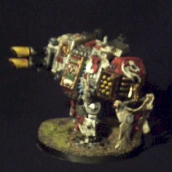 grey knight fire support dreadnaught by SAINTG