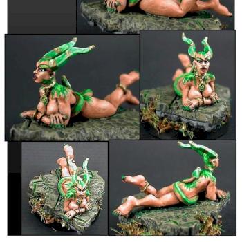 green succubus by ALizardInCrimson