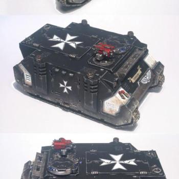 Black Templars Rhino by 8CDC